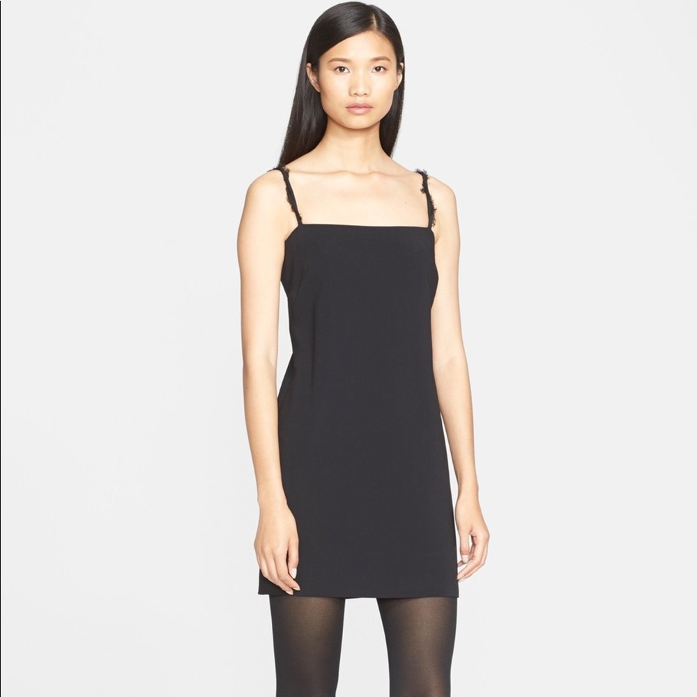 Helmut Lang Stretch Woven Mini Dress